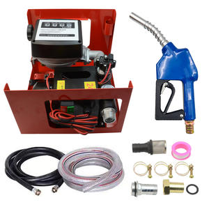 ปั๊มน้ำมันไฟฟ้าแบบใช้น้ำมันน้อย 12V24V สำหรับดีเซล น้ำมันก๊าด ปั๊มเติมน้ำมัน 550W 70 ลิตร/นาที พร้อมเกจวัดปริมาณน้ำมันแบบ OEM ท่อน้ำมัน ปืนเติมน้ำมันแบบปิดผนึกเอง - Product Image 1