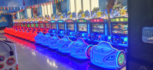 New Happy Racing Arcade Game Machine Juego de coches de carreras de metal para niños para centros de juegos 220V 1 año de garantía Idioma inglés - Product Image 2