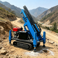 Foreuse hydraulique DTH sur chenilles, machine de forage diesel pour l'exploitation minière, la protection des pentes et l'ingénierie de construction