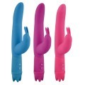 Vibratore a 10 funzioni <span class=keywords><strong>Vibe</strong></span>-O coniglio con 10 modalità di Escalation delle pulsazioni in Silicone impermeabile addominali disponibili in rosa viola blu - Product Image 4