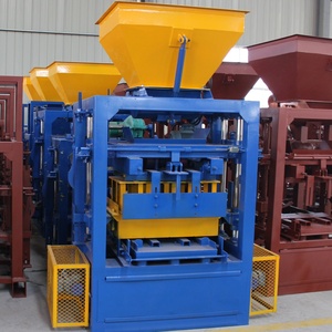Machine à blocs creux QT4-24 à faible coût, entièrement manuelle, pour la fabrication de briques en ciment – Prix usine - Product Image 4