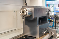 Torno CNC de Cama Plana de Alta Resistencia, Máquina de Torneado Horizontal de Alta Precisión para Piezas Metálicas Grandes, Mecanizado de Ejes y Discos
