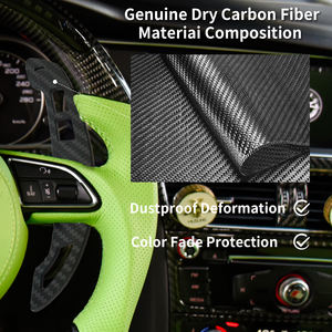 Pales de changement de vitesse en fibre de carbone magnétique pour <span class=keywords><strong>Audi</strong></span> A4/A5/S4/S5/RS4/RS5 B9/B9.5 PA 2016-2023, pales de changement de vitesse en fibre de carbone véritable - Product Image 4