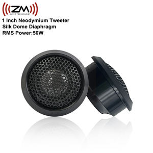 8" Speaker Grill With Built-in 1.75" Voice Coil Neodymium Bullet Tweeter A 500 Watts Black - Foto 7