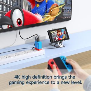 <span class=keywords><strong>Cargador</strong></span> Jemdo PD36W GaN para <span class=keywords><strong>Nintendo</strong></span> <span class=keywords><strong>Switch</strong></span> 1/2, Base de Carga Portátil 3 en 1 para HD, Accesorio para Transmitir a TV, Conector Tipo C-ABL - Product Image 4