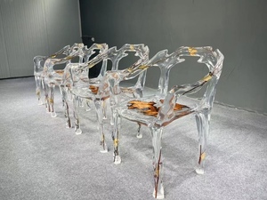 Buen precio de fábrica, nuevos productos populares, comedor moderno, resina epoxi, madera maciza, río, restaurante, diseño europeo, muebles para el hogar - Product Image 6