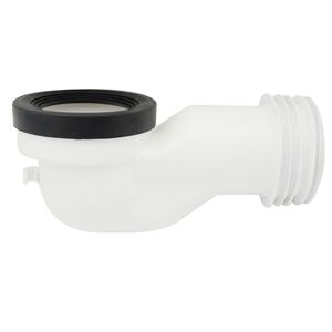 Guarnizione di tenuta 90/110mm per prolunga a gomito per scarico WC, con motivo quadrato, per scarichi a pavimento e lavabo, per uso con filtro bagno - Product Image 1