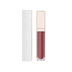 Label Pribadi <span class=keywords><strong>Lipgloss</strong></span> Tahan Air Tahan Lama 12 Warna Lipstik Cair Tabung Persegi Emas - Product Image 2