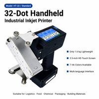 Impresora de inyección de tinta portátil Android de matriz de puntos DOD de 32 puntos (62-124 mm) para placa de acero, tubería, hormigón, cartón, viga, fecha y código de lote