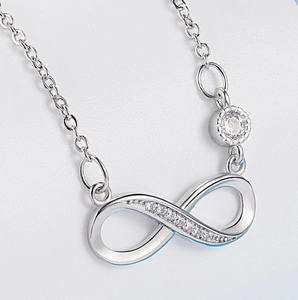 <span class=keywords><strong>Collier</strong></span> pendentif <span class=keywords><strong>infini</strong></span> pour femme <span class=keywords><strong>Collier</strong></span> amour en laiton Bijoux haute couture Plaqué <span class=keywords><strong>or</strong></span> <span class=keywords><strong>blanc</strong></span>/<span class=keywords><strong>or</strong></span> rose - Product Image 5