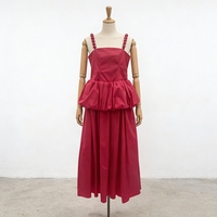 Robes de Soirée Plissées Taille Haute Élégantes et Tendance pour Femmes Grandes Tailles – Nouvelle Collection Été – Vente en Gros Usine
