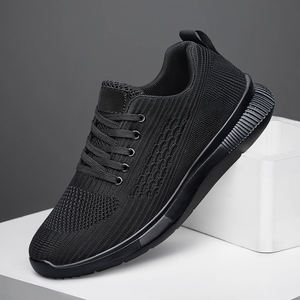 Chaussures de sport pour hommes, augmentant la taille, de haute qualité, légères, respirantes, en tissu tissé, baskets décontractées avec semelle intérieure en PU - Product Image 4