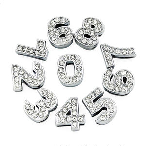 <span class=keywords><strong>Collar</strong></span> de Lujo para Perro con Números de Cristal, Juego de 10 Piezas, Dígitos de Cristal, <span class=keywords><strong>Collar</strong></span> con Nombre de Mascota Personalizado, Clip de Aleación de 15 mm Compatible con PU - Product Image 1