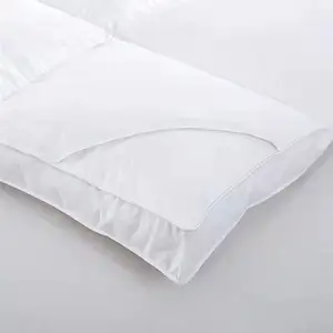 % 100% pamuklu kalın üç boyutlu ördek aşağı otel beyaz yatak Topper ve yatak yatak kapak koruyucu yatak