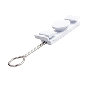 Pince de suspension FTTH S à prix d'usine pour câble à fibre optique, accessoires de câblage, pince d'extrémité en nylon protégée contre les UV avec acier inoxydable - Product Image 1