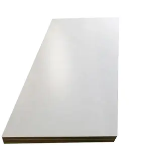 Free Sample China White Gloss Wood Sheet 3mm Thick High Quality Sublimation MDF Board For Laser Cutting