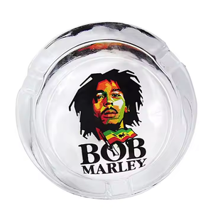 Cendriers ronds en verre, motif dessin animé, accessoires pour fumeurs, résistants aux chocs - Product Image 3