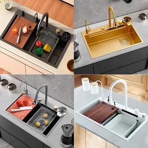 <span class=keywords><strong>Tiktok</strong></span> Trends fregadero <span class=keywords><strong>de</strong></span> cocina <span class=keywords><strong>de</strong></span> acero inoxidable al por mayor fregadero <span class=keywords><strong>de</strong></span> cocina hecho a mano completo un juego <span class=keywords><strong>de</strong></span> fregadero <span class=keywords><strong>de</strong></span> cocina - Product Image 5