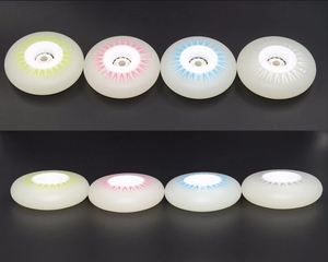 Pour <span class=keywords><strong>SEBA</strong></span> Skate extérieur lumière LED rouleau roue 90A Inline Flash 60mm 64mm 68mm 70mm Freestyle Slalom Patines pneu roue - Product Image 2