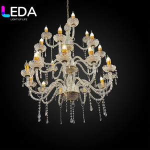 LEDA Factory Direct Supply <b>Wedding</b> <b>Ceiling</b> Lamps <b>Wedding</b> <b>Decoration</b> European-Style Acrylic Crystal Chandeliers - Product Image 1