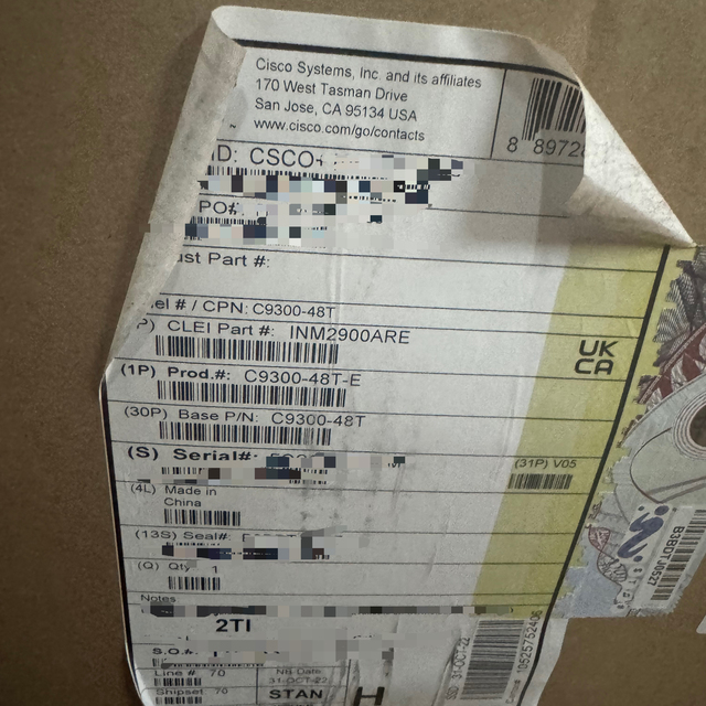 Ci sco C9300-48T 48-port Gigabit Switch