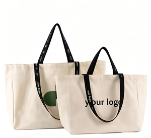 <b>Large</b> Capacity Casual <b>Canvas</b> Shopping <b>Bag</b> for Men Women Single Shoulder Book <b>Bag</b> for Students Yogis Ins Letters Motif for Daily - Product Image 6