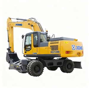 Gebruikt fabrieksmodel 21 ton giekwielgraafmachine XE210WB met goede prijs - Product Image 3