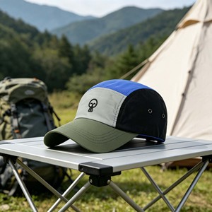 Custom Logo 5 Panel Hat Color Block Embroidery Dad <b>Cap</b> Lightweight <b>Quick</b>-<b>dry</b> Outdoor Sun Hat For Men Women - Product Image 1
