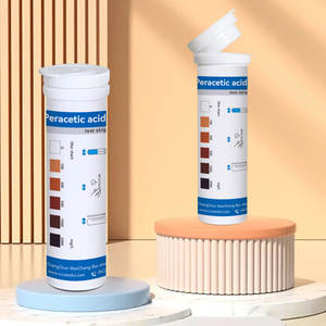 Tiras Reactivas de Ácido Peracético Hongyi W-1 con Certificación CE, 100 Tiras, Suministro de Fábrica, Tiras Reactivas de Agua de Plástico Manuales, 1 Año de Duración - Product Image 1