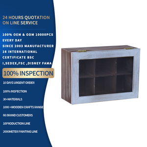 Customized Wooden Tea Box Multifunctional Article Storage Small Boxes