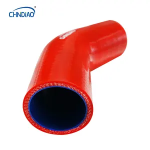 Custom Large Diameter High Pressure 120 Degree Elbow Radiator Silicone Rubber Hose for Truck