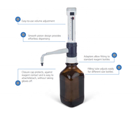 En stock – Distributeur de flacons de laboratoire DispensMate pas cher, 5 ml, 10 ml, 25 ml, 50 ml