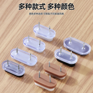 Double Layer Plastic Furniture Feet With Double Nails For <b>Tables</b> Chairs <b>Sofas</b> Moisture Proof Scratch Resistant Height Increasing - Product Image 5