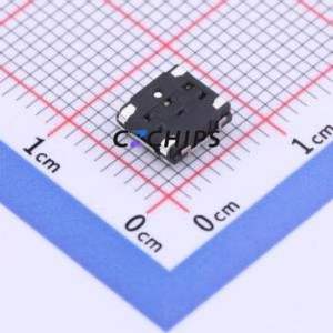 EVQP0Q02Q Tactile Switch SMD,6x6.5mm Switch Single Pole Single Throw Round Button 1N Vertical Mount - Product Image 2
