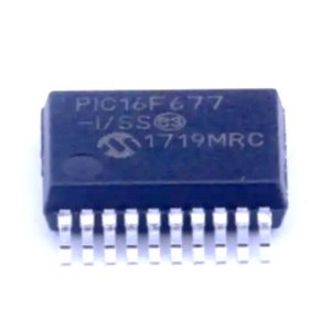 ไอซี MCU 8บิต 3.5KB แฟลช 20SSOP วงจรรวม ไอซีชิป PIC16F677-I/SS ของแท้ใหม่ในสต็อก - Product Image 1