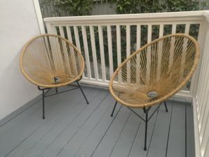 Chaise de salle <span class=keywords><strong>à</strong></span> manger empilable pour l'extérieur, chaises de balcon Acapulco, ensemble de chaises <span class=keywords><strong>à</strong></span> <span class=keywords><strong>bascule</strong></span>, durables, en rotin PE, chaise pas chère - Product Image 6