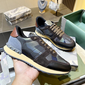 Zapatos Deportivos Retro de Cuero Genuino de Diseño de Lujo, Zapatos Casuales de Moda para Hombre con Suela Gruesa para Caminar y Correr - Product Image 1