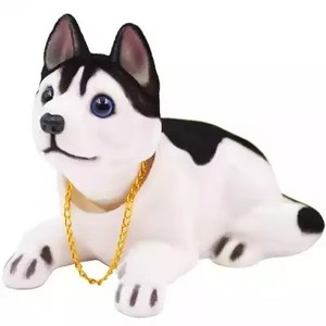 F-6655 Lindo Bulldog con Cabeza Móvil, Adorno para el Tablero del Auto, Accesorios para el Interior del Vehículo - Product Image 2