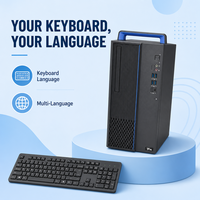 Ordinateur de bureau complet CE RoHS Hygon C86 3350 3,0 GHz, 8 Go de RAM, SSD 512 Go, GPU dédié 2 Go, écran 23,8 pouces, OEM ODM