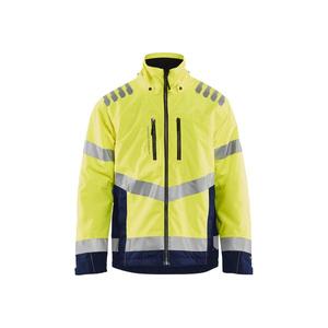 BLAKLADER-Chaqueta de concha forrada ligera de 478019773389M Hi-vis Amarillo/Azul marino-EAN 7330509655429 ROPA DE TRABAJO DE LA HI-VIS - Product Image 1