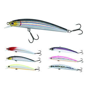 Pesca subacquea personalizzata 1 pezzo ABS 108mm 11.5g che affondano esche artificiali pesca esca Minnow per trespolo - Product Image 1