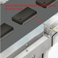 Sonde amplificatrice à fibre optique à réflexion diffuse haute flexibilité type R4 à rayon de courbure pour FU-68
