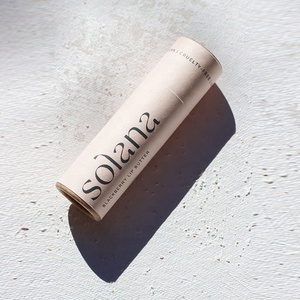 Emballage personnalisé pour baume à lèvres en cylindre, écologique, biodégradable, avec logo personnalisé, emballage en boîte en papier pour cosmétiques, tubes - Product Image 3