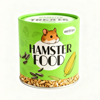 Umwelt freundliche Kraft papier runde Box Composite Tube in Lebensmittel qualität Wasserdichte Hunde katze Hamster Treats Verpackung