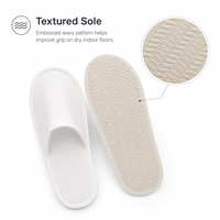 Chaussons de spa jetables légers et respirants en peluche antidérapants pour hôtels, salons et spas – Vente en gros à prix abordable