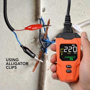 Buscador de Disyuntores Digitales, Probador GFCI, Detector NCV, Rastreador Eléctrico de Alta Precisión con Pantalla a Color para Uso Industrial - Product Image 3