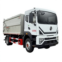 Camion compacteur à ordures diesel Dongfeng Dolika D9, nouveau modèle, 12 mètres cubes, fabricant avec garantie de 5 ans