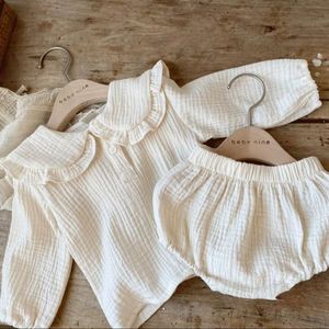 Top estivo per neonati + <span class=keywords><strong>pantaloni</strong></span> per pane 2 pezzi alla moda vestiti per neonate a maniche corte - Product Image 3