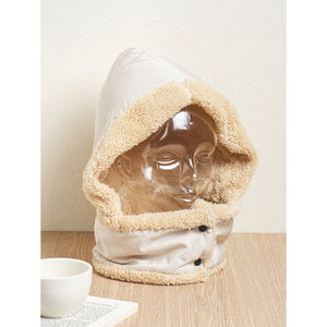 Gorro acolchado de piel Ivery y calentador de cuello Bufanda lujosa Producto - Product Image 1