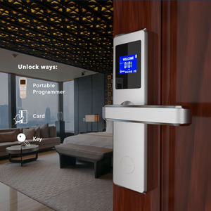 BLE khách sạn Hệ thống khóa rfid điện tử khóa cửa W/mechnical Key + thẻ - Product Image 1